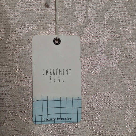 Carrément Beau Création Française Girls Shimmer Jacquard Dress Size 4 - Picture 8 of 9